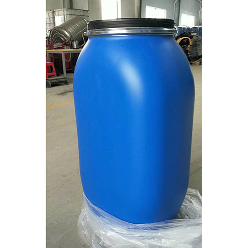 衡水塑料生產(chǎn)廠家直銷100L藍(lán)色的廣口塑料桶